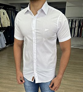 Camisa M/C Slim Fit Elegant Branco