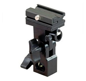 Suporte Universal para Flash Speedlite com Articulação e Encaixe para Sombrinha