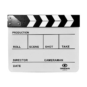 Claquete BCE-03 Greika Profissional Acrílica com Bastões Magnéticos