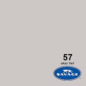 Fundo Infinito Papel Gray Tint 57 Savage 2,72 x 11m
