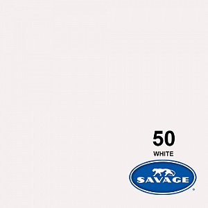 Fundo Infinito Papel White 50 Savage 2,72 x 11m (levemente creme / amarelado)