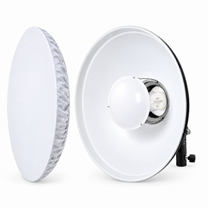 Beauty Dish Branco 42 cm c/ Difusor Removível – EKOBAN