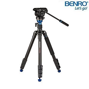 Tripé Video Benro Aero 4 A2883FS4PRO com Cabeça Hidráulica