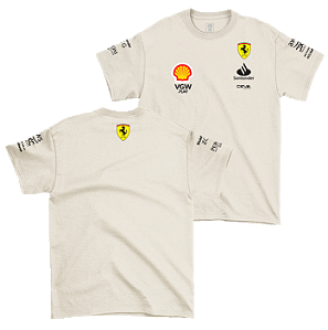 Camiseta Ferrari Off White