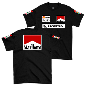 Camiseta  History  Marlboro Preto