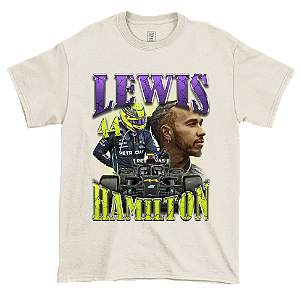 Camiseta Vintage Lewis Hamilton Off White