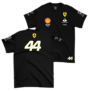 Camiseta Ferrari Lewis Hamilton Preta