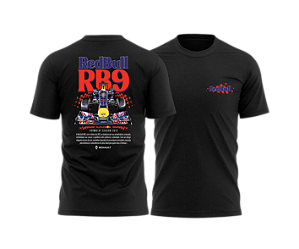 Camiseta History Red Bull RB9 Preto