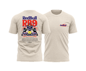 Camiseta History Red Bull RB9 Off White