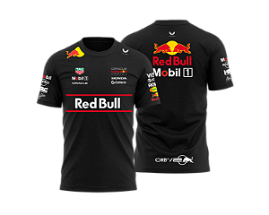 Camiseta Red Bull Racing Preta 2025