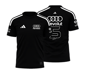 Camiseta Audi 2026 PRETO/BRANCO Bortoleto
