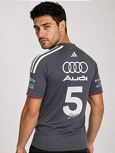 Camiseta Audi Bortoleto 2026 CINZA 1