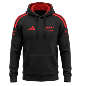 Moletom Audi Preto/vermelho 2026