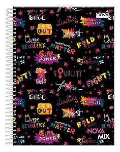 Caderno Universitário Capa Dura Espiral Mensagens