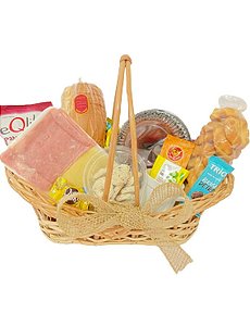 Cesta de café da manhã Rustico