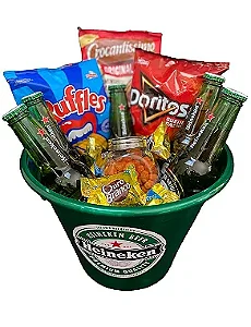 Balde de cerveja Heineken Luxo