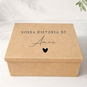 Caixa para Dia dos Namorados Caixa Romântica | Tamanho 25x20x10cm