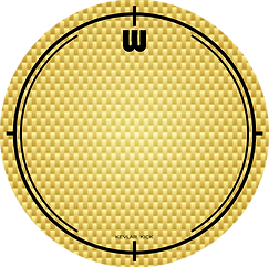 KICK PATCH WILLIAMS KEVLAR - DOT SIMPLES AMARELO