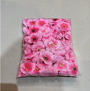 kit com 100 Pétalas Artificiais de Flor Rosa em Tecido Decorativo – Perfeitas para Casamentos, Festas e Arranjos Florais