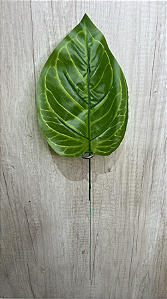 Folha Artificial de Costela-de-Adão Verde-Claro