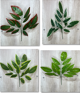 Galho Artificial de Folhas Sortidas