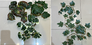 Hera Artificial Decorativa com Folhas Mistas