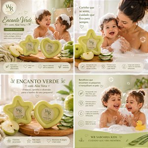 Sabonete artesanal Maçã Verde