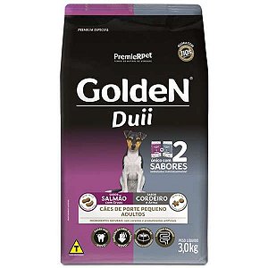 Ração PremieR Pet Golden Duii Salmão e Cordeiro para Cães Adultos Pequeno Porte