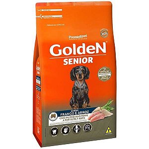 Ração Golden Formula Cães Sênior Mini Bits Frango E Arroz
