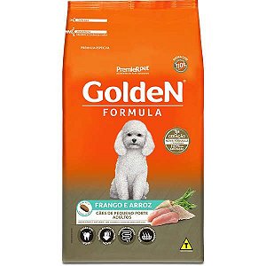 Ração Golden Formula Cães Adultos Frango e Arroz Mini Bits
