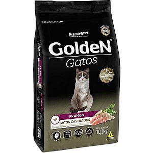 Ração Golden Gatos Castrados Sabor Frango