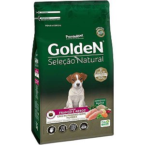 Ração Golden Seleção Natural Para Cães Filhotes Mini Bits