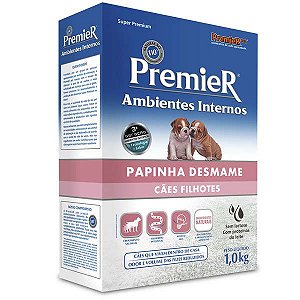 Papinha Desmame Premier Pet Ambientes Internos Cães Filhotes 1 Kg