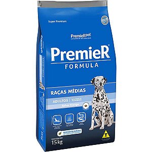 Ração Premier Pet Formula Frango Cães Adultos Raças Médias