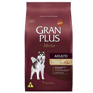 Ração Affinity PetCare Gran Plus Menu Frango e Arroz para Cães Adultos