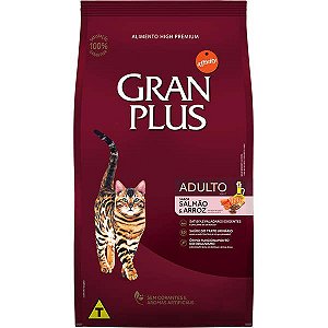 Ração Affinity PetCare Gran Plus Salmão e Arroz para Gatos Adultos