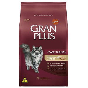 Ração Affinity PetCare Gran Plus Frango e Arroz para Gatos Castrados Adultos
