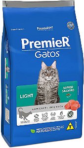 Ração Premier Pet Gatos Ambientes Internos Light Adultos Salmão