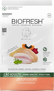 Ração Biofresh Super Premuim Cães Adultos de Raças Pequenas e Minis
