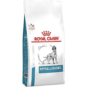 Ração Royal Canin Canine Veterinary Diet Hypoallergenic para Cães Adultos com Alergias