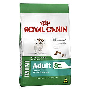 Ração Royal Canin Mini Adult 8+ para Cães Adultos de Raças Pequenas com 8 Anos ou mais