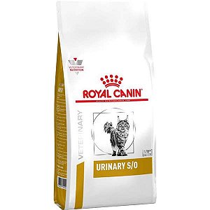 Ração Royal Canin Feline Veterinary Diet Urinary S/O para Gatos com Cálculos Urinários