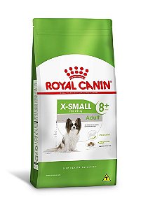 Ração Royal Canin X-Small Adulto 8+ para Cães Adultos e Idosos de Porte Miniatura