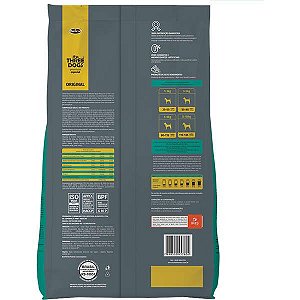 Ração Three Dogs Original Frango, Carne e Arroz para Cães Adultos Raças Pequenas e Mini