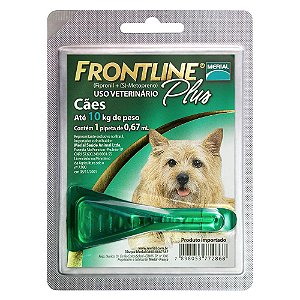 Antipulgas e Carrapatos Frontline Plus para Cães de 1 a 10 Kg