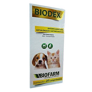 Biodex Comprimido C/20 - Biofarm