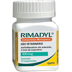 Anti-inflamatório Zoetis Rimadyl de 14 Comprimidos 100 mg