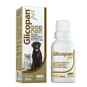 Vetnil Glicopan Complexo Vitamínico Pet 30ml