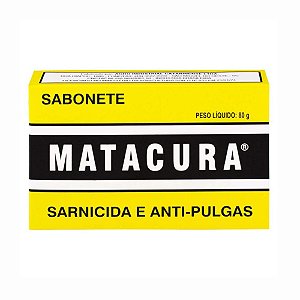 Sabonete Matacura Sarnicida e Antipulgas para Cães 80g