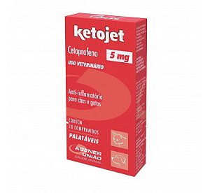 Anti-inflamatório 10 Comprimidos Agener União Ketojet 5mg